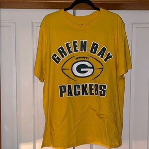 Green Bay Packers Yellow Short-Sleeve NFL Tee